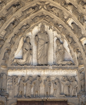 Cristo e angeli - Chartres