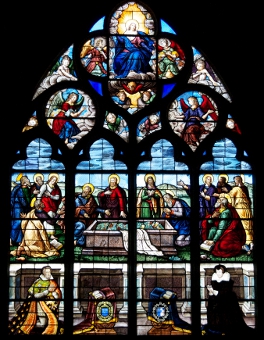 Fedeli in preghiera - Vetrata Bourges