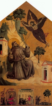 Giotto - Stgmatizzazione di S. Francesco